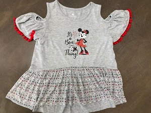 Top Disney Parks Minnie Mouse It’s A Bow Thing niñas talla grande 10/12 - Imagen 1 de 13