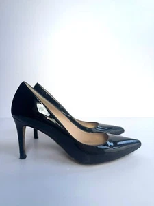 L.K. Zapatos de tacón de aguja Bennett negro charol punta talla UK5,5 38,5 EUR38,5 - Imagen 1 de 5