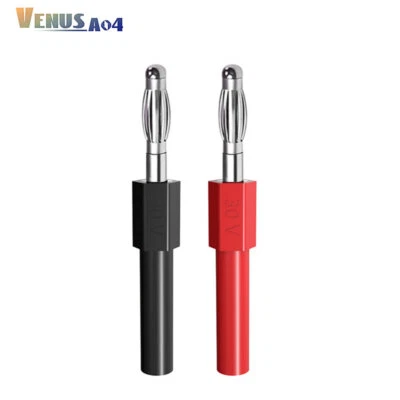 Cleqee 2PCS 2mm Female to 4mm Banana Male Plug Adapter for 2mm Multimeter Probe