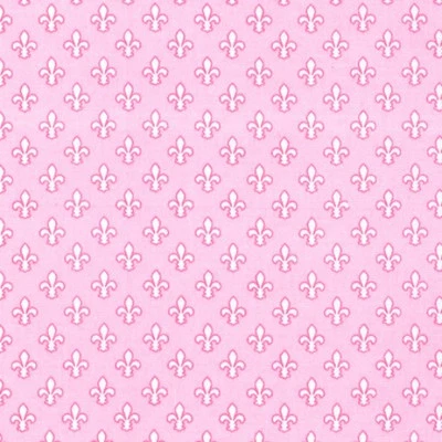 Michael Miller Fleur-de-lis PINK 100%Cotton Fabric FQ CX6556-PINK Petite Paris