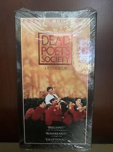 Dead Poets Society VHS Cassette Tape Movie VCR New Sealed Robin Williams - Picture 1 of 6