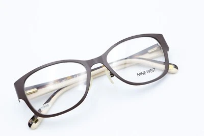 NINE WEST NW1061 210 marrón mate/beige 51-17-135 marcos bisagras flexibles X908 Foto 1 de 4