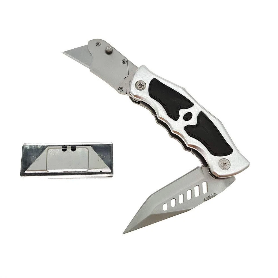 Teng Lang Heavy Duty Folding Utility Knife Dual Blades/Box Cutter/Professiona...