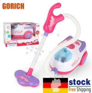 Kinderstaubsauger Sound & Saugfunktion Putzwagen Spielzeug Staubsauger DHL - Bild 1 von 5
