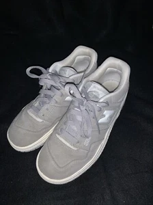 New Balance 550 big kids Size 5 Gray Suede - Picture 1 of 12