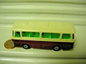 LESNEY MATCHBOX 1970 MB12B PURPLE SETRA COACH CREAM ROOF MINT NO BOX* - Picture 1 of 5
