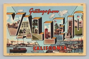AK Großbrief Grüße aus Vallejo Kalifornien - Bild 1 von 2