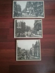3 Vintage Antique Prints Of Various Places In Birmingham West Midlands - Picture 1 of 6