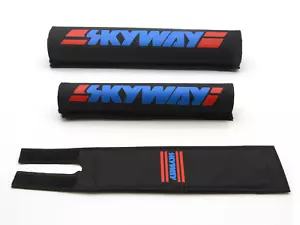 SKYWAY OEM Pad Set Black/Blue - Picture 1 of 2