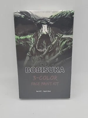 Kit de pintura facial al óleo BOBISUKA 3 colores maquillaje profesional deportes rojo/blanco/gris Foto 1 de 2