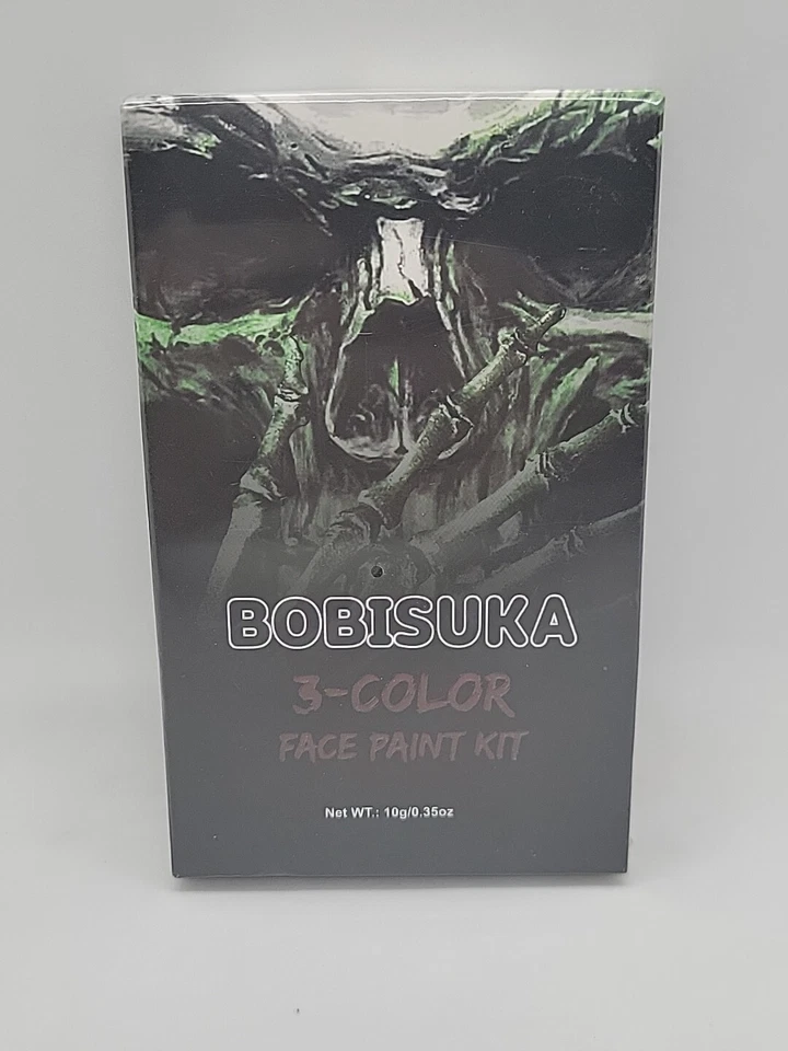 Kit de pintura facial al óleo BOBISUKA 3 colores maquillaje profesional deportes rojo/blanco/gris Foto 1 de 2