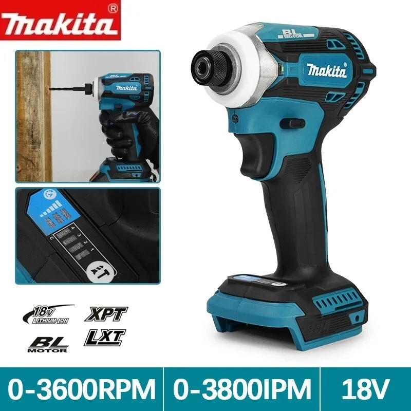 Novo Makita 18V XDT11 Sem Fio 1/4" Impacto, Driver, Broca 18 Volts LXT Repl XDT11Z - Imagem 1 de 4