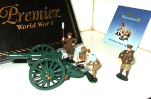 Britains Premier 41029, British 6" Howitzer & 4 Man Detachment Inc Officer 54mm - Bild 1 von 6