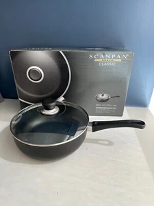 Scanpan Classic Stratanium Nonstick Saute Pan With Lid, 4-Qt (3.7 Liter) - Picture 1 of 3