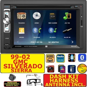 1999-2002 SILVERADO SIERRA CD/DVD BLUETOOTH USB SD AUX CAR RADIO STEREO PACKAGE  - Picture 1 of 12