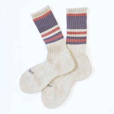 Anonymous Ism × GOHEMP случайный полоски ворс экипажа носки 17511900 Японии новый 3color - Изображение 1 из 4