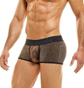 Modus Vivendi Boxer King Cheetah Jaquard Knitted Metallic Rose Gold 13121 104 - Picture 1 of 4