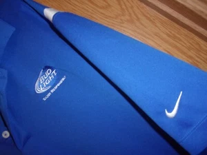 BEER BUD HELLBLAU Freizeit XL 3 Button Down Hemd DRINK RESPONSIBLY NIKE - Bild 1 von 2