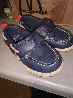 Sapato xadrez azul Healthtex infantil masculino tamanho 9 preto - Imagem 1 de 4