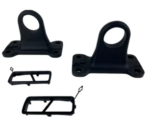 Lazo de remolque Land Rover Defender 1 par de cubiertas Inc L663 2020+ 90 110 130 negro - Imagen 1 de 14