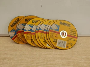 10 DeWALT DT42340Z 125mm x 1.2 INOX STAINLESS STEEL METAL CUTTING GRINDER DISCS - Picture 1 of 2