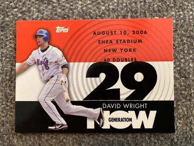 2007 Topps Generation Now Insert #GN175 Mets David Wright Baseball Card - Image 1 of 2