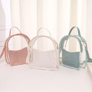 with Small Bags Jelly Backpack Lightweight Mini Shoulder Bag School Bag Travel - Picture 1 of 17