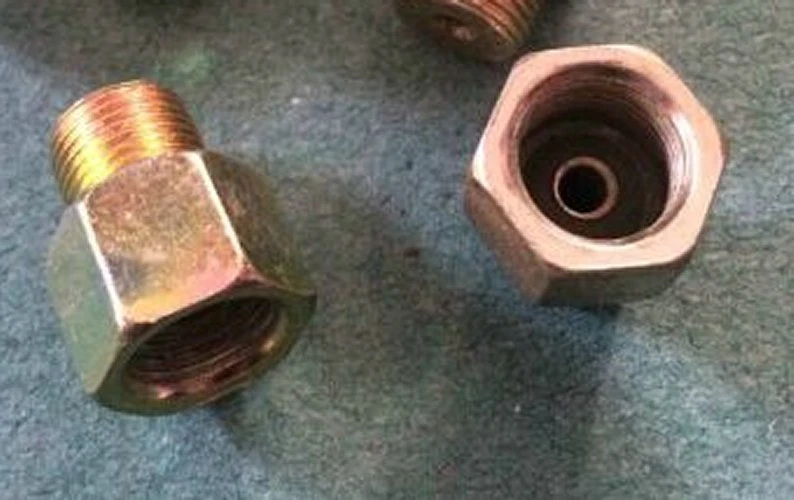 DYNAPEX Hydraulic Fitting Metric M12 M12X1.25 Female to Male Gauge Adapter Steel #F1