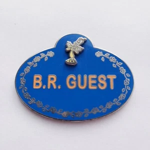 Disney Lumiere Die Schöne und das Biest B. R. Gast Darsteller Namensschild Pin - Bild 1 von 2