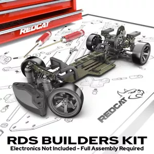 Redcat Racing RDS 1/10 Builders Kit Drift car Carbon Fiber Chassis RER16205 - Picture 1 of 3