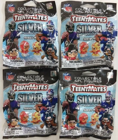 LOT OF 4 FACTORY SEALED PACKS OF NFL TEENYMATES SERIES 9 BRAND NEW FOR 2020 Cover