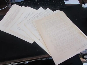 1974 - NOTAS DE REUNIÓN DE ADMINISTRACIÓN SEMANAL, LOTE DE 14 SEMANAS AUTO WORLD SCRANTON PA - Imagen 1 de 1