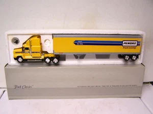 TONKIN PENSKE TRUCK LEASING FREIGHTLINER FLD TRACTOR TRAILER NIB 1/53 NEW IN BOX - Picture 1 of 7