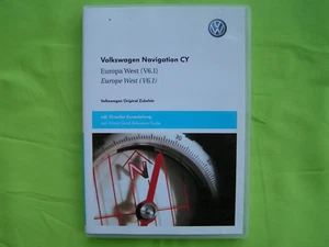 DVD NAVIGATION CY WEST EUROPA 2009 V6.1 VW RNS 510 810 GOLF 5 CADDY TOURAN SKODA - Bild 1 von 4