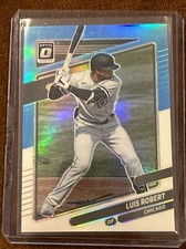 2021 Donruss Optic Luis Robert Carolina Blue & White Prizm SP No. 155 CWS
