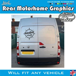 Renault Master LWB L3 4 hinten Wohnmobil Wohnmobil Van Grafik Aufkleber Campervan 041 - Bild 1 von 4