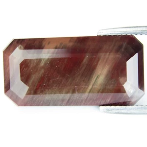15.60Cts Excellent Natural Unheated Andasine Emerald Cut Loose Gemstone - Picture 1 of 5