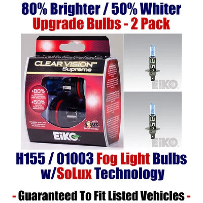 2-Pack Upgrade 01003 Fog Light Bulbs - 80% Brighter 50% Whiter EiKO - H155 CVSU2 - Image 1 of 2
