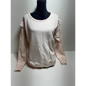 Mododoc Sweatshirt Women’s Sz Large Long Sleeve Pullover Ivory  - Picture 1 of 8