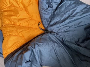 Mammut Ajungilak Igloo 195 L Kunstfaserschlafsack Schlafsack Blau sehr gut - Bild 1 von 6