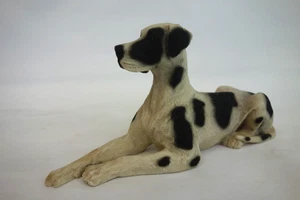 Castagna Italy Resin Great Dane Dog Figure – 18cm Long - Good Cond - Foto 1 di 8