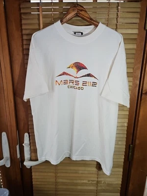 Camiseta De Colección Años 90 Mars 2112 Extinct Restaurant Chicago NYC Espacio XL Arte Foto 1 de 4