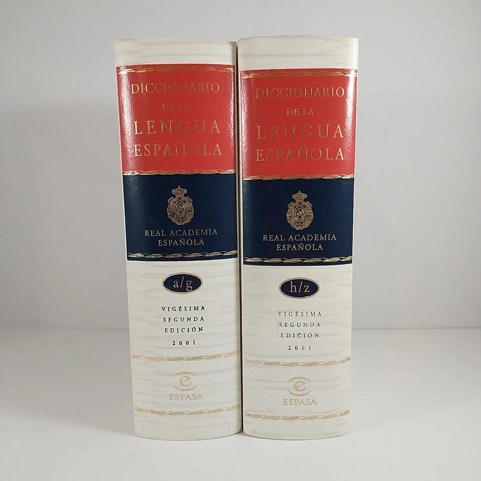 Diccionario De La Lengua Espanola / Real Academia Española / 2001 / 2 Vols / HBs - Image 1 of 4