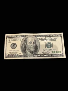 $100 bill (One Hundred Dollar Bill) - Series 2006 (Circulated) - Picture 1 of 2