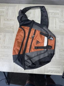 Adidas Load Spring Burnt Orange Sling Bag Backpack Book Bag Zip - Picture 1 of 16