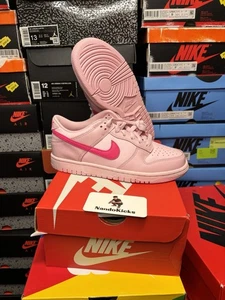 Nike Dunk Low (GS) Triple Pink DH9765-600 All Sizes Available Fast Ship! - Picture 1 of 5