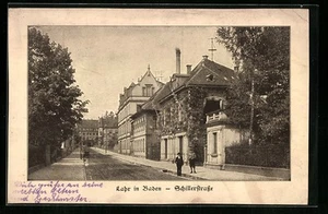 Lahr / Baden, Ansichtskarte, Blick in die Schillerstraße  - Bild 1 von 2
