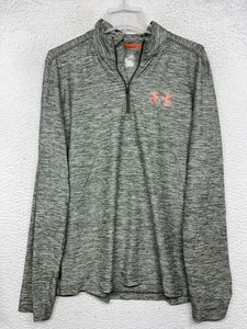 Maglione Under Armour uomo grande verde ColdGear aderente quarto zip caccia corna - Foto 1 di 12