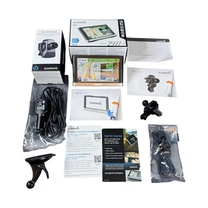 Garmin Nuvi 2597LMT 5" GPS Unit - Black Full Set - Picture 1 of 12
