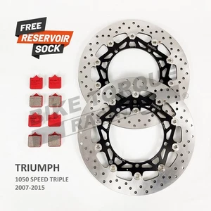 Brembo Serie Oro Front Discs and SA Pads fits Triumph 1050 Speed Triple 2007-15 - Picture 1 of 1